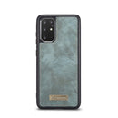 For Galaxy S20 Plus CaseMe Detachable Multifunctional Horizontal Flip Leather Case, with Card Slot & Holder & Zipper Wallet & Photo Frame(Green)