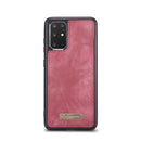 For Galaxy S20 Plus CaseMe Detachable Multifunctional Horizontal Flip Leather Case, with Card Slot & Holder & Zipper Wallet & Photo Frame(Red)