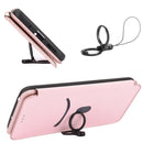 Carbon Fiber Texture Flip Leather Phone Case For iPhone 14 (Pink)