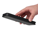 Carbon Fiber Texture Flip Leather Phone Case For iPhone 14 (Black)