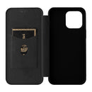 Carbon Fiber Texture Flip Leather Phone Case For iPhone 14 (Black)