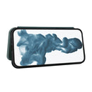 Carbon Fiber Texture Flip Leather Phone Case For iPhone 14 Pro Max (Green)