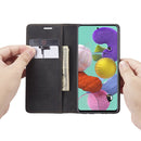 For Galaxy A51 CaseMe Multifunctional Horizontal Flip Leather Case, with Card Slot & Holder & Wallet(Black)