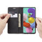 For Galaxy A51 CaseMe Multifunctional Horizontal Flip Leather Case, with Card Slot & Holder & Wallet(Black)
