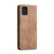 For Galaxy A51 CaseMe Multifunctional Horizontal Flip Leather Case, with Card Slot & Holder & Wallet(Brown)
