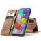 For Galaxy A51 CaseMe Multifunctional Horizontal Flip Leather Case, with Card Slot & Holder & Wallet(Brown)