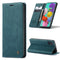 For Galaxy A51 CaseMe Multifunctional Horizontal Flip Leather Case, with Card Slot & Holder & Wallet(Blue)
