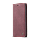 For Galaxy A51 CaseMe Multifunctional Horizontal Flip Leather Case, with Card Slot & Holder & Wallet(Wine Red)