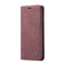 For Galaxy A51 CaseMe Multifunctional Horizontal Flip Leather Case, with Card Slot & Holder & Wallet(Wine Red)