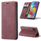 For Galaxy A51 CaseMe Multifunctional Horizontal Flip Leather Case, with Card Slot & Holder & Wallet(Wine Red)