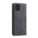 For Galaxy A71 CaseMe Multifunctional Horizontal Flip Leather Case, with Card Slot & Holder & Wallet(Black)