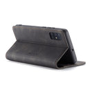 For Galaxy A71 CaseMe Multifunctional Horizontal Flip Leather Case, with Card Slot & Holder & Wallet(Black)