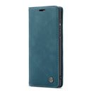 For Galaxy A71 CaseMe Multifunctional Horizontal Flip Leather Case, with Card Slot & Holder & Wallet(Blue)