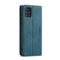 For Galaxy A71 CaseMe Multifunctional Horizontal Flip Leather Case, with Card Slot & Holder & Wallet(Blue)