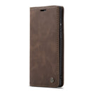 For Galaxy A71 CaseMe Multifunctional Horizontal Flip Leather Case, with Card Slot & Holder & Wallet(Coffee)