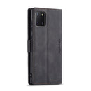 For Galaxy A81 / Note 10 Lite CaseMe Multifunctional Horizontal Flip Leather Case, with Card Slot & Holder & Wallet(Black)