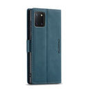 For Galaxy A81 / Note 10 Lite CaseMe Multifunctional Horizontal Flip Leather Case, with Card Slot & Holder & Wallet(Blue)