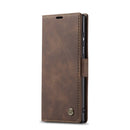 For Galaxy A81 / Note 10 Lite CaseMe Multifunctional Horizontal Flip Leather Case, with Card Slot & Holder & Wallet(Coffee)
