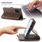 For Galaxy A81 / Note 10 Lite CaseMe Multifunctional Horizontal Flip Leather Case, with Card Slot & Holder & Wallet(Coffee)