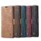 For Galaxy A81 / Note 10 Lite CaseMe Multifunctional Horizontal Flip Leather Case, with Card Slot & Holder & Wallet(Coffee)
