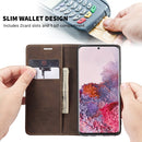 For Galaxy S20 CaseMe Multifunctional Horizontal Flip Leather Case, with Card Slot & Holder & Wallet(Coffee)