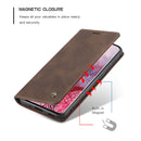 For Galaxy S20 CaseMe Multifunctional Horizontal Flip Leather Case, with Card Slot & Holder & Wallet(Coffee)