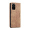 For Galaxy S20 Plus CaseMe Multifunctional Horizontal Flip Leather Case, with Card Slot & Holder & Wallet(Brown)