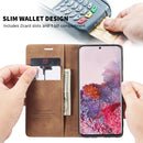 For Galaxy S20 Plus CaseMe Multifunctional Horizontal Flip Leather Case, with Card Slot & Holder & Wallet(Brown)