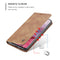 For Galaxy S20 Plus CaseMe Multifunctional Horizontal Flip Leather Case, with Card Slot & Holder & Wallet(Brown)