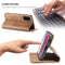 For Galaxy S20 Plus CaseMe Multifunctional Horizontal Flip Leather Case, with Card Slot & Holder & Wallet(Brown)