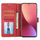 For Xiaomi 12 Pro Classic Wallet Flip Leather Phone Case(Red)