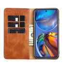 For Motorola Moto G52/Moto G82 5G Non-Magnetic Retro Texture Horizontal Flip Leather Phone Case(Black)