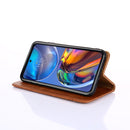For Motorola Moto G52/Moto G82 5G Non-Magnetic Retro Texture Horizontal Flip Leather Phone Case(Black)