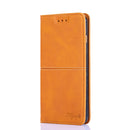 For Motorola Moto G52 4G/G82 5G Cow Texture Magnetic Horizontal Flip Leather Phone Case(Light Brown)
