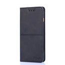 For Motorola Moto G52 4G/G82 5G Cow Texture Magnetic Horizontal Flip Leather Phone Case(Black)