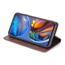 For Motorola Moto G52 4G/G82 5G Cow Texture Magnetic Horizontal Flip Leather Phone Case(Black)