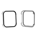For OPPO Watch 2 46mm PC + Tempered Glass Watch Protective Case(Transparent White)