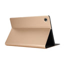 For Lenovo Tab M10 Plus 10.6 3rd Gen 2022 Voltage Craft Texture TPU Flip Leather Tablet Case(Gold)