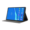 For Lenovo Tab M10 Plus 10.6 3rd Gen 2022 Voltage Craft Texture TPU Flip Leather Tablet Case(Dark Blue)