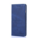 For vivo X80 Pro Cow Texture Magnetic Horizontal Flip Leather Phone Case(Blue)