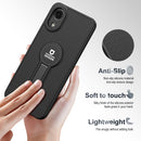 For Samsung Galaxy A03 Core Small Tail Holder TPU+PC Phone Case(Black)