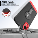 For Samsung Galaxy A03 Core Small Tail Holder TPU+PC Phone Case(Black+Red)