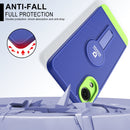 For Samsung Galaxy A03 Core Small Tail Holder TPU+PC Phone Case(Blue+Green)