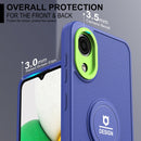 For Samsung Galaxy A03 Core Small Tail Holder TPU+PC Phone Case(Blue+Green)
