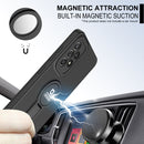 For Samsung Galaxy A13 4G Small Tail Holder TPU+PC Phone Case(Black)