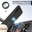 For Samsung Galaxy A50 / A30s / A50s Small Tail Holder TPU+PC Phone Case(Black)