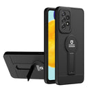 For Samsung Galaxy A73 5G Small Tail Holder TPU+PC Phone Case(Black)