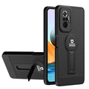 For Xiaomi Redmi Note 10 Pro 4G Small Tail Holder TPU+PC Phone Case(Black)