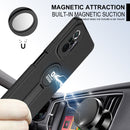 For Xiaomi Redmi Note 10 Pro 4G Small Tail Holder TPU+PC Phone Case(Black)