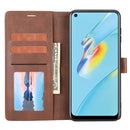 For OPPO A56 5G / A54 4G Classic Wallet Flip Leather Phone Case(Brown)